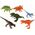LeanToys Zestaw Pojazdów Helikopter Dinozaury 8 Sztuk Kolorowe 13675091 5905679074909