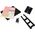 LeanToys Zestaw DIY Cekiny Szpilki Lama Ramka Kolorowy 13675128 5905679076156