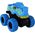 LeanToys Pojazd Terenowy Pchacz Tyranozaur Rex Gumowe Koła Niebieski 13675211 5905679077993