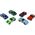 LeanToys Zestaw Pojazdów Napęd Frykcyjny W Skrzynce Metal 6 ele 13675236 5905679078587