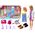 LeanToys Lalka Anlily 4w1 Lekarz Fryzjer Kucharka Zwierzęta Ubrania Akcesoria 13675582 5905884455111