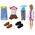 LeanToys Lalka Anlily 4w1 Lekarz Fryzjer Kucharka Zwierzęta Ubrania Akcesoria 13675582 5905884455111