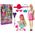 LeanToys Lalki Dla Dzieci Anlily Mama i Córka Blond Włosy Hulajnoga 8 El. 13675586 5905884455074