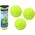 LeanToys Piłki Do Tenisa Ziemnego Piłka Tenisowa Żółta Zestaw 3 szt. 13675774 5905991003601