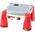 LeanToys Interaktywny Stoliczek Edukacyjny Panel Dziecięcy Pianinko Kosmos Czerwony 13675785 5905991003816