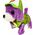 LeanToys Piesek Pluszowy Interaktywny Zwierzątko Chodzi Szczeka Fioletowy 13675828 5905991004479