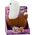 LeanToys Lama Interaktywne Zwierzątko Alpaka Brązowa Chodzi Gra 23 cm 13675835 5905991004608