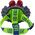 LeanToys Latarka Czołówka Dinozaur Regulowana Opaska 3 Diody Led 13675973 5905991006565