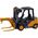 LeanToys Wózek Widłowy Z Hakiem Regulowany Napęd Frykcyjny Żółty 13676013 5905991007180