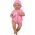 LeanToys Lalka Bobas w Różowym Ubranku Czapeczka Smoczek Kołderka 13676119 5905991009283