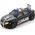 LeanToys Auto Sportowe Policja 1:16 Czarny Dźwięk 13676250 5905991013006