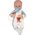 LeanToys Lalka Bobas Ze Smoczkiem Kocyk Body Akcesoria Zestaw 35 cm 13676329 5905991015345