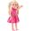 LeanToys Lalka Różowa Sukienka Kucyki Blond Włosy Duża Laleczka 46cm 13676338 5905991015253