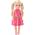 LeanToys Lalka Różowa Sukienka Kucyki Blond Włosy Duża Laleczka 46cm 13676338 5905991015253