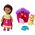 LeanToys Mini Laleczka Długie Włosy Sukienka Kolorowa Piesek 13676357 5905991015413