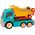 LeanToys Ciężarówka Wywrotka Kreskówkowa Do Skręcania DIY Turkusowa 13676581 5905991018858
