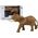 Figurka LeanToys Figurka Kolekcjonerska Słoń Afrykański Z Podniesioną Trąbą Safari 13676706 5905991020677
