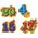 LeanToys Zestaw Magnesy Drewniane Cyfry Obrazki 20 Sztuk 13676836 5905991021865