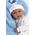 Llorens Llorens 63597 Lalka winylowa bobas 35 cm Bimbo z niebieską podusią 13680481 8426265635979