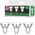 Paulmann Źródło światła LED 3x GU10 ECO LINE 2.5W 450lm 3000K 230V srebrny / szkło 13684397 4000870291931