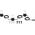 Paulmann Łańcuch świetlny Plug & Shine TUBS 3x2W 3000K E14 IP44 24V antracyt / aluminium 13684566 4000870947616