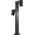 Kinkiet Paulmann Oprawa ogrodowa KIMU LED 2X8W 2X750lm 3000K IP44 230V antracyt aluminium 13684587 4000870948248