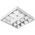 Lampa sufitowa LUG Oprawa rstrowa LED LUG Light Medica 1 070101.5L02.312 600x600 ED 3900lm/840 MAT SH IP65 podtynkowa do sufitów modułowych biała 13684787 5900530117405