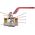 Ferro Zawór kulowy z półśrubunkiem 1/2" Ferro F-Power KFPM1SG 13685070 5902194993210