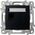 Ospel Gniazdo telefoniczne Ospel Szafir GPT-1Z/m/33 pojedyncze czarny metalik 13685177 5906729013787