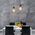 Lampa wisząca Lamkur Lamkur Zoya 45399 lampa wisząca zwis metalowa loft klatka 2x60W E27 czarna/złota 13685349 5907687445399