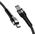 Kabel USB Wozinsky USB-C - USB-C 2 m Czarny (5907769308741) 13703542 5907769308741