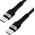 Kabel USB Wozinsky USB-C - USB-C 1 m Czarny (5907769308734) 13703543 5907769308734