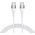 Kabel USB Wozinsky USB-C - USB-C 1 m Biały (5907769308796) 13703545 5907769308796