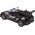 LeanToys Auto Sportowe R/C Policja Czarne Zdalnie Sterowane 13756756 5905679071878