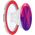 ROAR Roar Acrylic Pop Tok kompatybilny z MagSafe - Fiolet/Czerwony 13802780 5903396247903