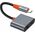 WiWU WiWU - Audio adapter LT10 Typ C do Typ C + 3.5mm 13802912 6936686407540