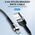 Kabel USB Wozinsky USB-A - Lightning 1 m Czarny (5907769308697) 13804521 5907769308697