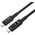Kabel USB Acefast USB-C - USB-C 1.2 m Czarny (6974316282778) 13804601 6974316282778
