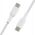 Kabel USB Belkin Belkin Kabel w oplocie USB-C na USB-C 60W, 0,15 m, biały 13811618 745883885091