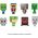 Figurka Mattel MINECRAFT GLOWA MOBA MINIFIGURKA AST HDV64 WB36 13812814 194735032433