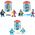 Figurka Mattel FP IMX FIGURKA ZMIENIAJACA KOLOR MIX HMX60 WB12 13812907 194735134779