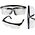 LeanToys Okulary Ochronne Regulacja Ramion Czarne 13813937 5905991022527