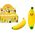 LeanToys Gniotek Banan Rozciągliwy Gumowy Żółty 13813981 5905991026419