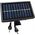 Lampa wisząca Eko-Light Milagro lampa wisząca solarna Saturn EKO9150 6W LED 80lm 4000K IP45 czarna 13815993 5902693791508