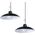 Lampa wisząca Eko-Light Milagro lampa wisząca solarna Saturn EKO9151 2x12W LED 150 lm 4000K IP45 podwójna czarna 13815996 5902693791515