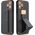 OEM Futerał LEATHER CASE KICKSTAND do IPHONE 15 Plus czarny 13844344 5903396213069