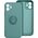 OEM Futerał SILICONE RING do IPHONE 15 Pro Max zielony 13844390 5903396214042