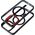 OEM Futerał COLOR EDGE MAG COVER kompatybilny z MagSafe do IPHONE 15 Plus czarno czerwony 13844650 5903396221774