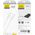 Kabel USB Dudao USB-C - USB-C 1.2 m Biały (6976625331765) 13846703 6976625331765