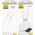 Kabel USB Dudao USB-C - USB-C 2 m Biały (6976625332045) 13846705 6976625332045